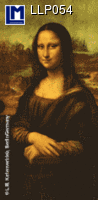 Bookmark DA VINCI CROSS EYED MONA LISA LLP054