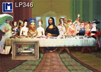 Postcard LAST SUPPER MODERN VERSION LP346