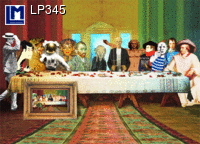Postcard  LAST SUPPER MODERN VERSION LP345