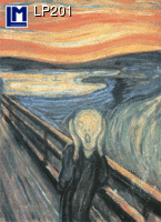 Postcard MUNCH SCREAM LP201