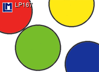 Postcard COLOR DOTS LP167