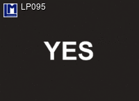 Postcard YES/NO LP095