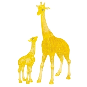 3D Crystal Puzzle Two Giraffes