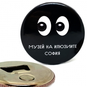 Magnetic bottle opener for fridge