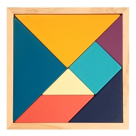  Tangram wooden puzzle