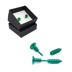 Screw earrings