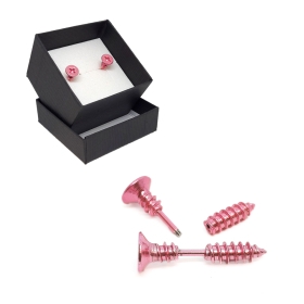 Screw earrings