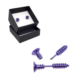 Screw earrings