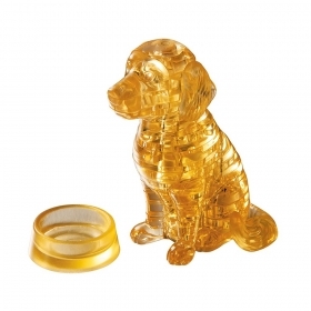 3D Crystal Puzzle Golden Retriever