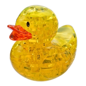 3D Crystal Puzzle Rubber Duck