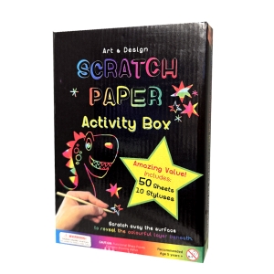 Magic Scratch Paper Box