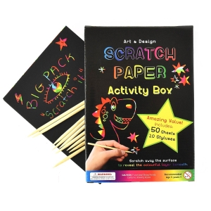 Magic Scratch Paper Box